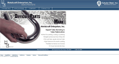 Desktop Screenshot of metalcraft.com